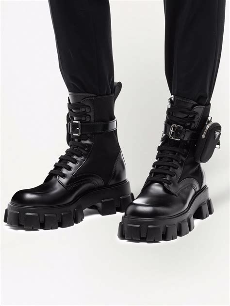 prada chunky boots mens|Prada ankle boots on sale.